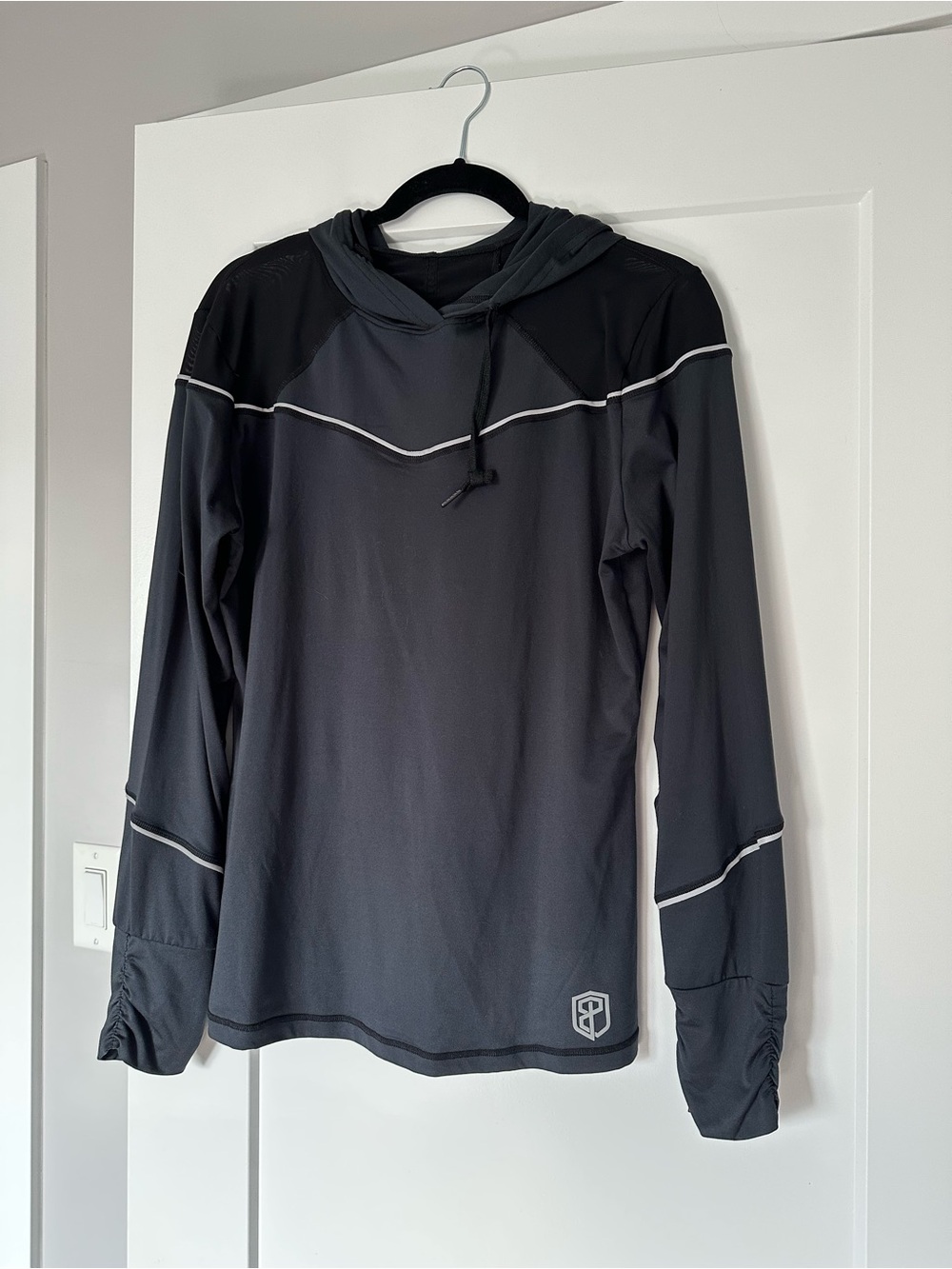 Born Primitive Men's Black Performance Hoodie with Reflective Trim